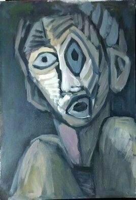 George Grant: 'portrait of apprentice', 2021 Oil Painting, Figurative. True apprentice learns the hidden mysteries from his master.  We need to express the unseen meaning of ideas in our art. ...