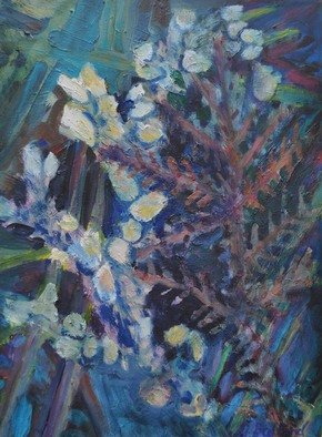 Gillian Bedford: 'Coral Embrace', 2011 Oil Painting, Sea Life.  coral sea ocean beach water plant life flower embrace  ...