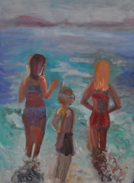 Gillian Bedford  'Ruby And Friends', created in 2013, Original Painting Oil.