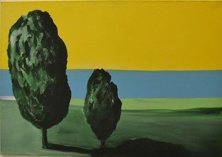 Giovanni Allio: 'crescita nella quiete', 2006 Acrylic Painting, Surrealism. acrilico su tela...