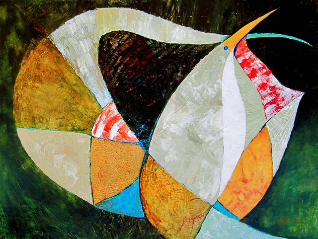 Sossella Gilberto  'KIWI', created in 2011, Original Painting Oil.