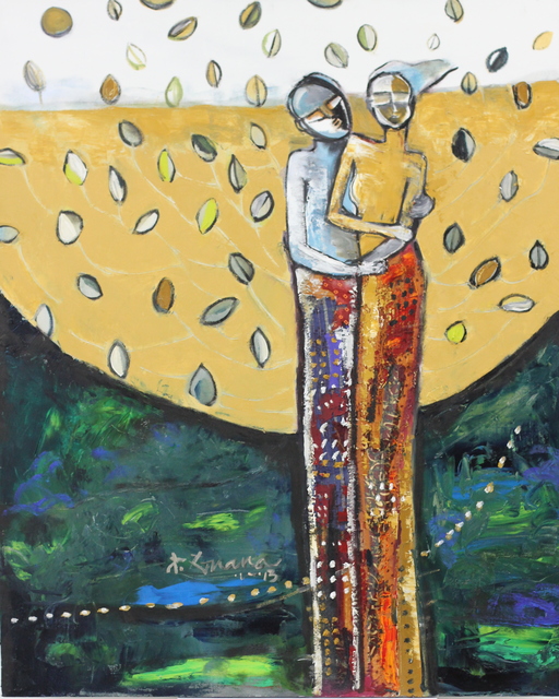 Artist Gnana Ponnusamy. 'Under The Shade Of Love - 03' Artwork Image, Created in 2013, Original Painting Other. #art #artist