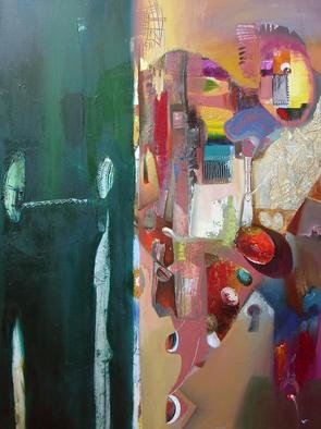 Areshidze George: 'dual verse', 2012 Oil Painting, Abstract Figurative.  one of my favorite artworks.    ...