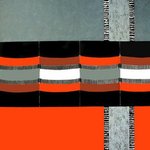 Among weaving red, gray and white 2 By Rosemary Golcher