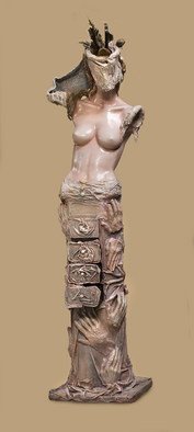 Lila Goldner: 'roza', 2004 Mixed Media Sculpture, Abstract Figurative. 