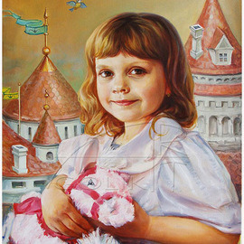 Portrait of baby girl By Pavel Golik