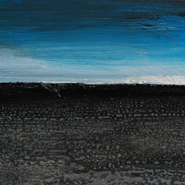 Goran Petmil: 'VERY EARLY', 2013 Oil Painting, Beach. Artist Description:  THE BEACH, PAINTING OF THE BEACH, VERY EARLY IN THE DAY ON THE OCEAN. THE HORIZON, OIL ON CANVAS ...