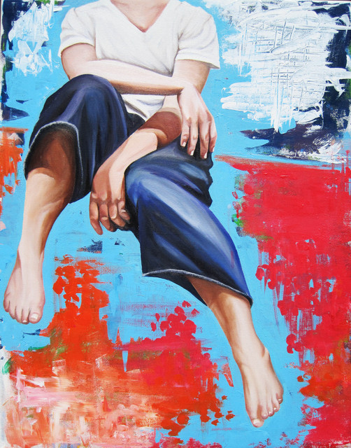 Grace Ryser  'Headless', created in 2011, Original Painting Oil.