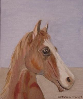 Ghassan Rached: 'A  Proud Horse', 2001 Oil Painting, Equine. Oil Painting by Ghassan Rached...