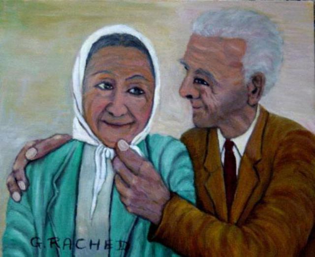 Artist Ghassan Rached. 'Losting Love 2' Artwork Image, Created in 2005, Original Painting Oil. #art #artist