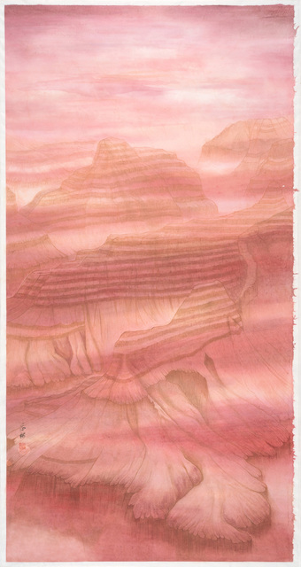 Artist Grace Auyeung. 'Canyonscape 2' Artwork Image, Created in 2017, Original Calligraphy. #art #artist