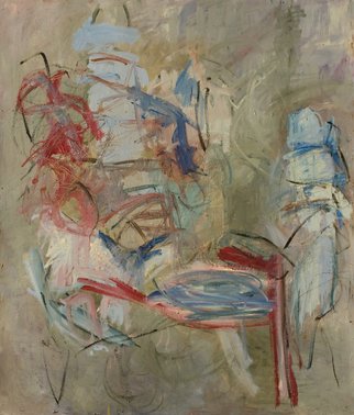 Marcia Freedman: 'Arachne', 2006 Oil Painting, Abstract Figurative.  Arachne is a painting on paper.  It references the figure. ...