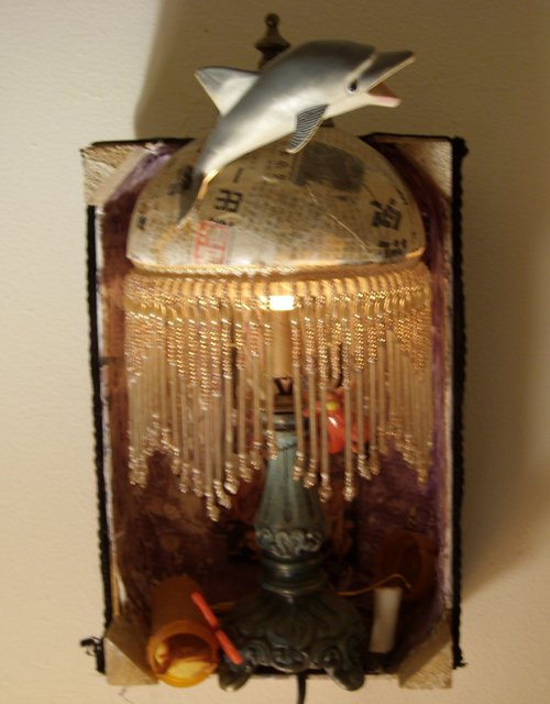 Artist Greg Nuttall. 'Jupiter Nightlight' Artwork Image, Created in 2006, Original Assemblage. #art #artist