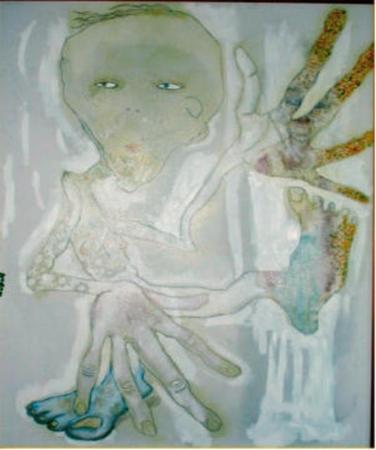 Artist Gregory Gobla. 'Inner Child' Artwork Image, Created in 1999, Original Sculpture Stone. #art #artist
