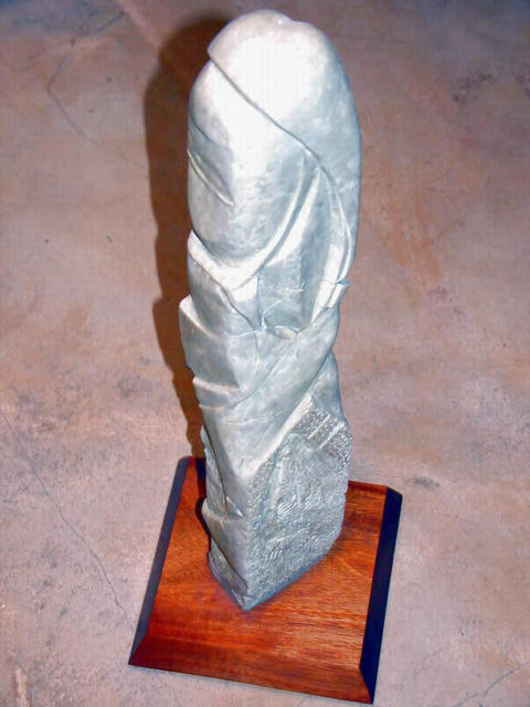 Gregory Gobla  'Madonna', created in 1996, Original Sculpture Stone.