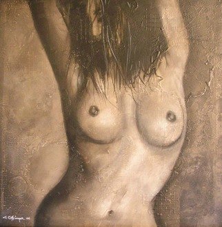 Greg Ottlinger: 'I Saw Her II', 2006 Acrylic Painting, Erotic.  acrylic on textured canvas ...
