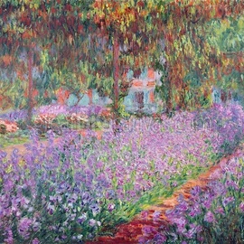 the arrists garden at giverny By Andrew Giffen