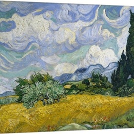 wheat field and cypresses By Andrew Giffen