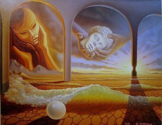 Gyuri Lohmuller: 'good hope', 2006 Oil Painting, Surrealism. The original was sold.Upon  request, I can paint a similar theme more or less accurate than the original. Please contact me to order....