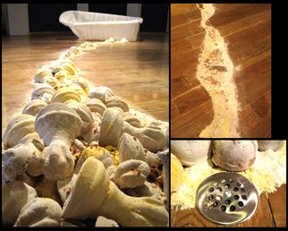 Hailey Lowe: 'Ghost Tub Claw Feet', 2010 Indoor Installation, Culture. 