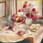 Still Life With Roses     , Hana Grosova