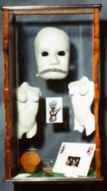 Paul Fucci: 'Thought Crimes', 1992 Assemblage, Outsider.   Discordian assemblage...