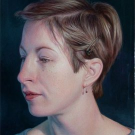 Hans Droog: 'Sara', 2008 Oil Painting, Portrait. Artist Description:  Portrait of a woman, Sara. ...