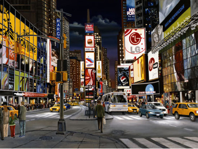 Nicolo Sturiano  'Crossroads Of The World', created in 2007, Original Giclee Reproduction.
