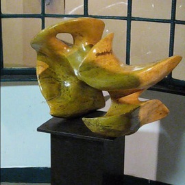 Harold Gubnitsky: 'Abstract3', 2000 Wood Sculpture, Abstract. Artist Description:      wood sculpture  Spalded Maple    ...