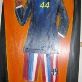 Harold Gubnitsky: 'Game On', 2012 Acrylic Painting, Political. Artist Description:  acrylic paintaing                      ...