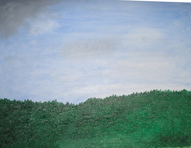 Harris Gulko  'Field And Sky ', created in 2006, Original Painting Ink.