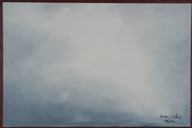 Artist Harris Gulko. 'Happy Clouds' Artwork Image, Created in 2002, Original Painting Ink. #art #artist