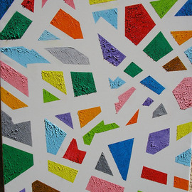 Harris Gulko: 'Pathways to Eternity', 2011 Oil Painting, Geometric. Artist Description: In my senior years I have pondered much on the unfathomable questions of eternity, life and death.  I had these thoughts in mind as I made this painting, thus trying to illustrate my reflections on perpetuity....