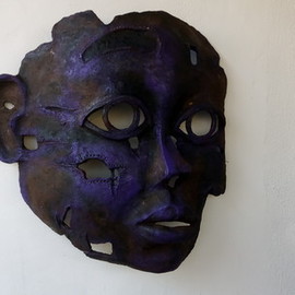 Ugochukwu Godwin Nsofor: 'curious mind', 2020 Mixed Media Sculpture, Abstract. Artist Description: Curious Mind.In this day and age it should be unheard of that anybody is denied their rights. Sadly, this is still the case in many African and third world countries, children and large majority of the populace are  deprived of their fundamental Human Rights - Shelter, Food Education, ...