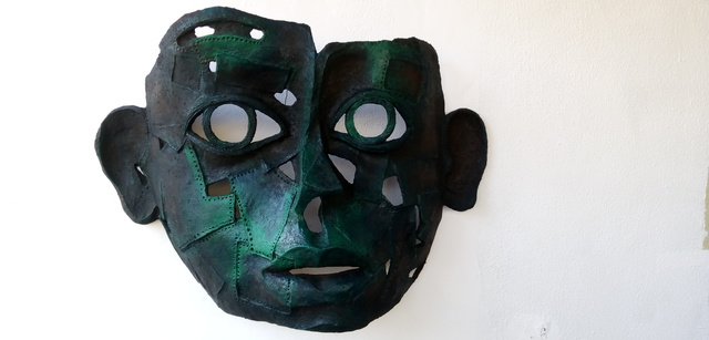 Ugochukwu Godwin Nsofor  'Curious Mind Ii', created in 2020, Original Sculpture Mixed.