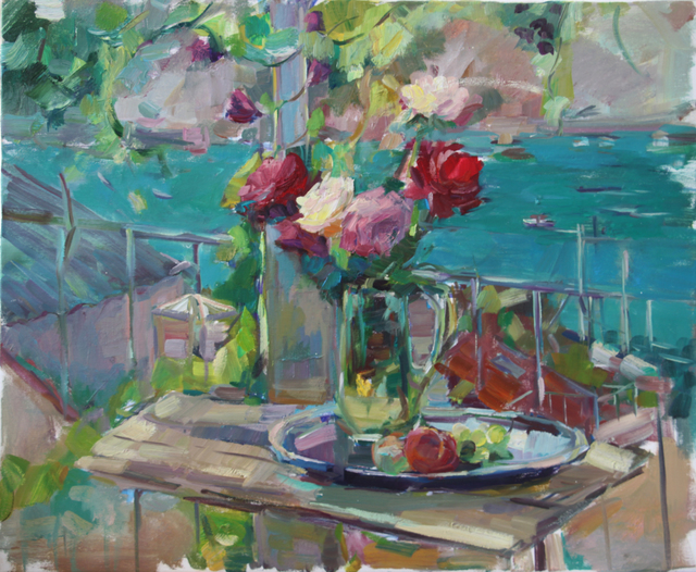 Olesya Smirnova  'Midday In The Crimea', created in 2017, Original Painting Oil.
