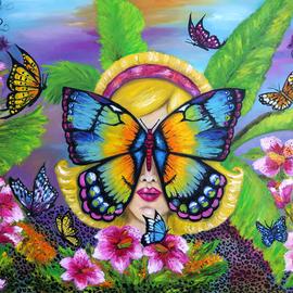 Helen Bellart: 'butterfly', 2016 Oil Painting, Fauna. Artist Description: Butterfly...
