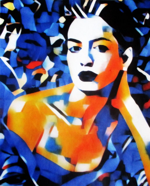 Helena Wierzbicki  'Gaze', created in 2020, Original Painting Acrylic.