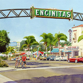 Encinitas California by Mary Helmreich By Mary Helmreich