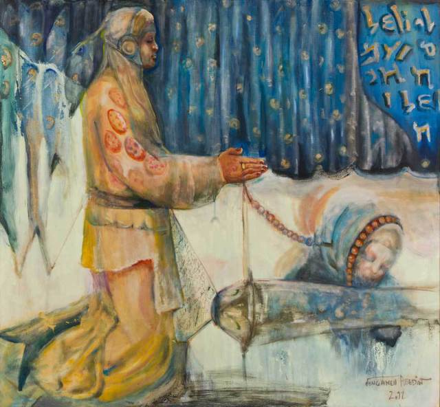 Hengameh Abedin  'Spiritual', created in 2013, Original Painting Acrylic.