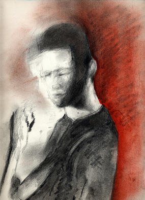 Matthew Hickey: 'Basement Study 3', 2002 Charcoal Drawing, Americana. Artist Description: Charcoal, Conte Crayon & Penicl on paper...