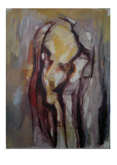 Khalid Hijazi  'Abstract', created in 2012, Original Painting Acrylic.