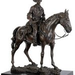 Bronze Sculpture General George Armstrong Custer , Fernando  Andrea