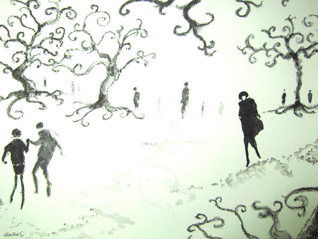 Carlos Pardo  'Before The Spring', created in 2011, Original Drawing Pastel.