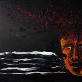 burning head By Maciej Hoffman