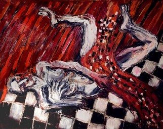 Maciej Hoffman: 'dance', 2011 Oil Painting, undecided. 