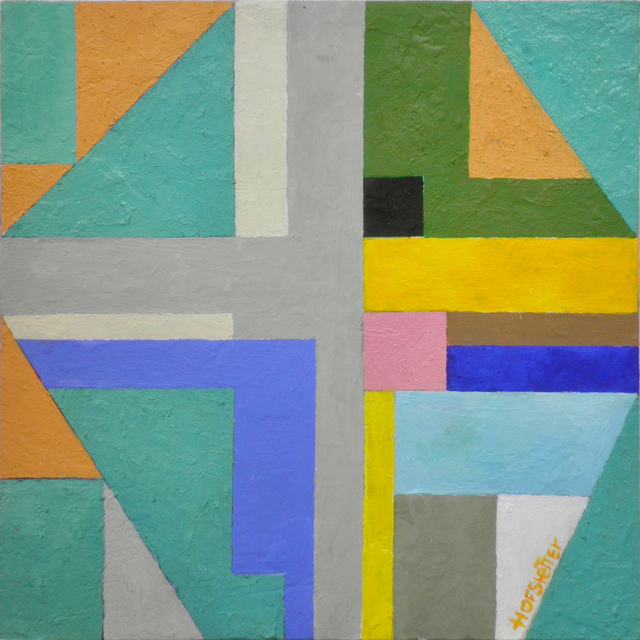 Hannes  Hofstetter  'Green Modern Disign', created in 2019, Original Painting Acrylic.