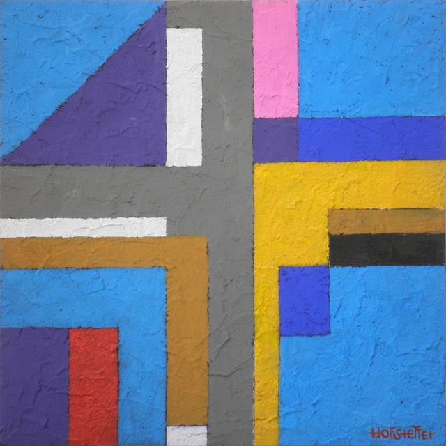 Hannes  Hofstetter  'Levity Cross', created in 2015, Original Painting Acrylic.
