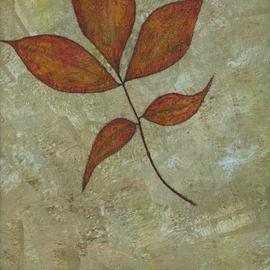Sharon Dickerson: 'Still Leaf', 2008 Acrylic Painting, Abstract Landscape. Artist Description:  Title says it all. 20. 0 ...
