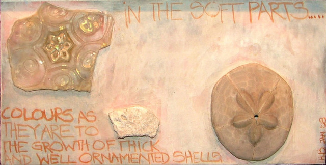 Hope Brooks  'Shells And Stones Revisited Panel 6', created in 2008, Original Watercolor.